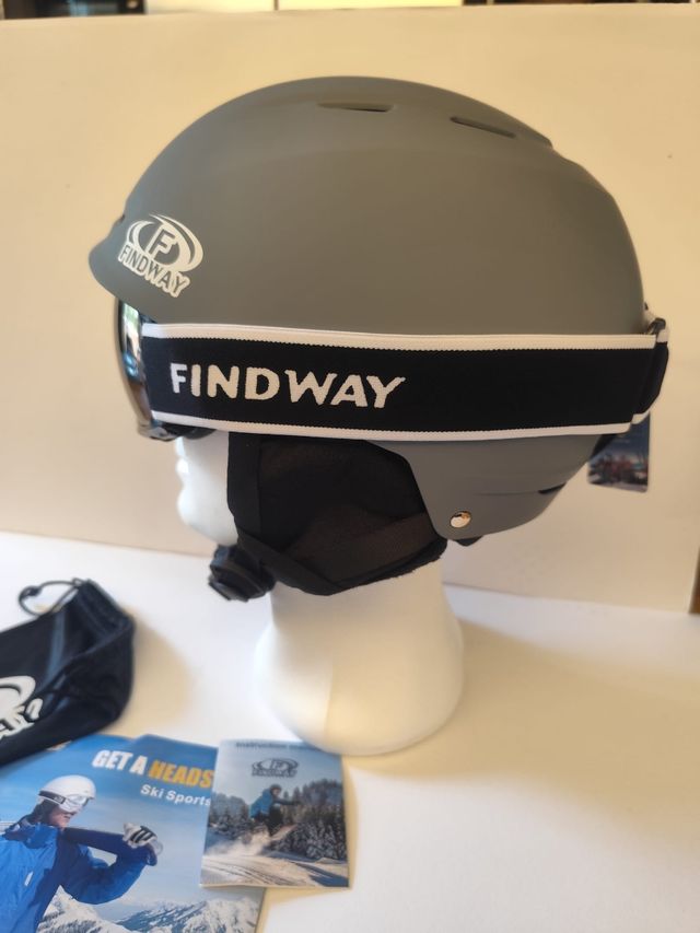 Casco sci Findway Grigio