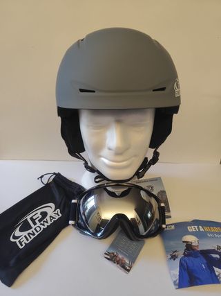 Casco sci Findway Grigio