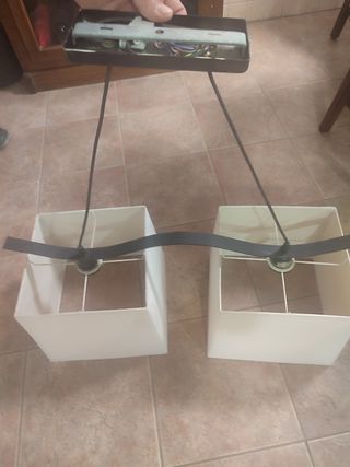 Lámpara techo 2 luces