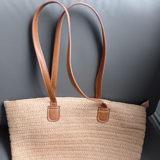 Bolso playa beige - capazo