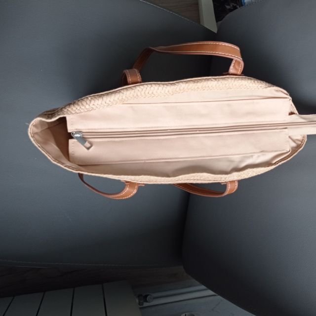 Bolso playa beige - capazo