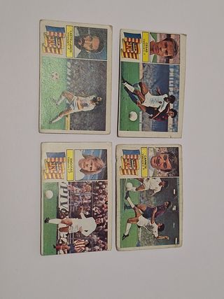 4 Cromos Valencia C.F. años 70-80