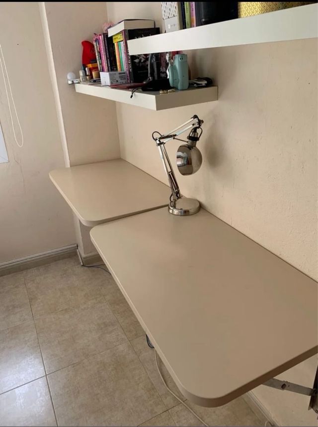 dormitorio juvenil blanco y azul