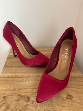 Zapatos MaryPaz rojos, talla 37