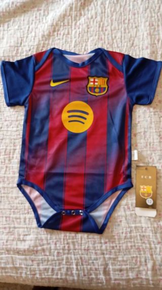 Pelele FC Barcelona bebé 9 meses