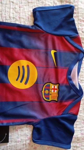 Pelele FC Barcelona bebé 9 meses