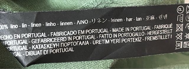 Vestido oversize Zara Lino Verde talla M