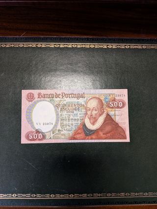Billete 500 Escudos Portugal