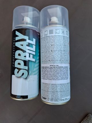 2 botes Spray Fill pintura