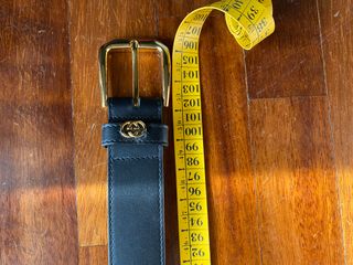 Cinturón negro Gucci