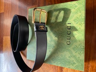 Cinturón negro Gucci