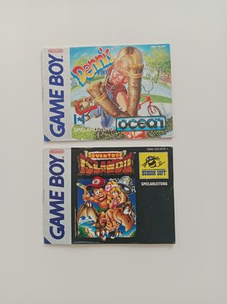 Manuales Game Boy: Dennis & adventure island