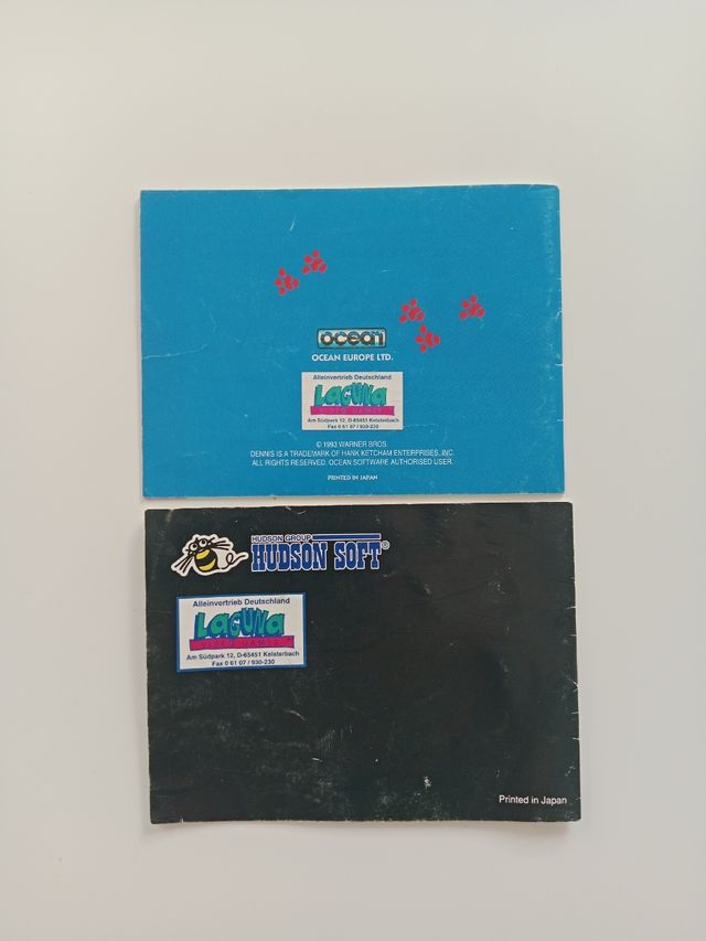 Manuales Game Boy: Dennis & adventure island