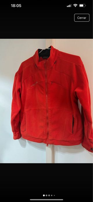Chaqueta polar Columbia roja