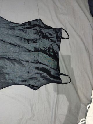 Vestido Preto - Curto, Seda