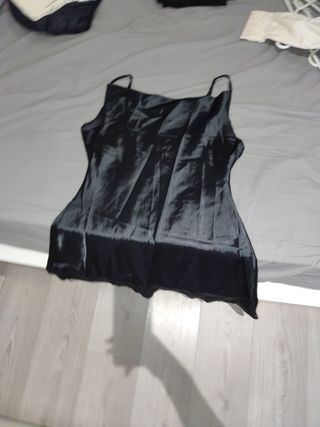 Vestido Preto - Curto, Seda