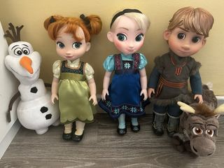 Muñecos Frozen Anna, Elsa y Olaf