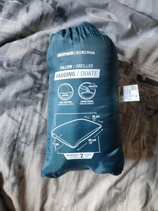 Almohada camping montaña 