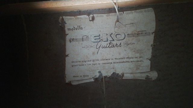 Chitarra Eko 12 corde vintage anni '70