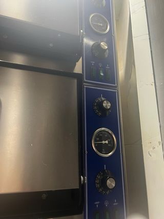 Horno doble para pizzas