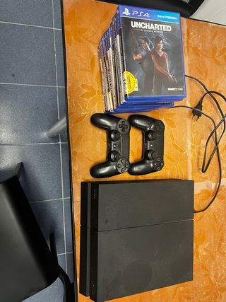 PS4 (PlayStation 4) + 12 juegos