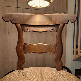 Silla vintage madera enea
