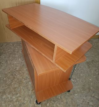 Mueble de TV color cerezo