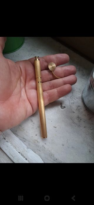 Penna placcata oro vintage
