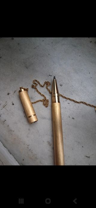 Penna placcata oro vintage