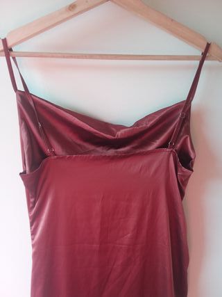Vestido Castanho Cetim - Tam. P