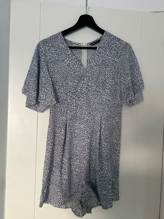 Mono corto SHEIN azul estampado