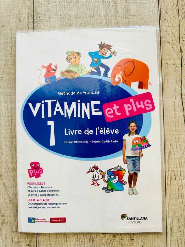 VITAMINE ET PLUS 1 LIVRE ELEVE + CD + CD DICT
