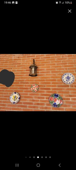 Conjunto Platos decorativos- Cerámica para pared