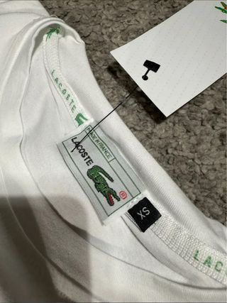 Chándal Lacoste blanco - T-shirt y shorts