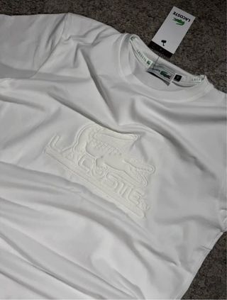Chándal Lacoste blanco - T-shirt y shorts