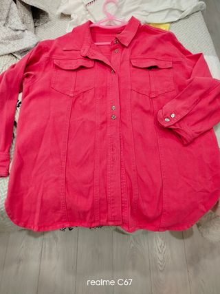 Cazadora vaquera fusia