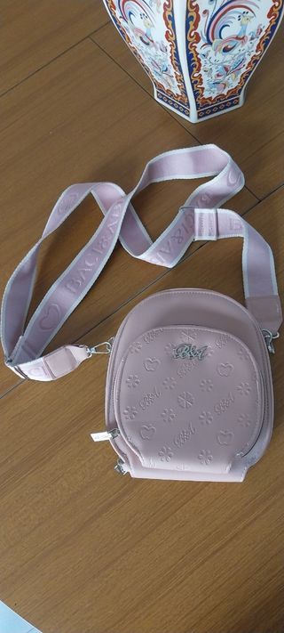 Borsa B&A rosa a tracolla