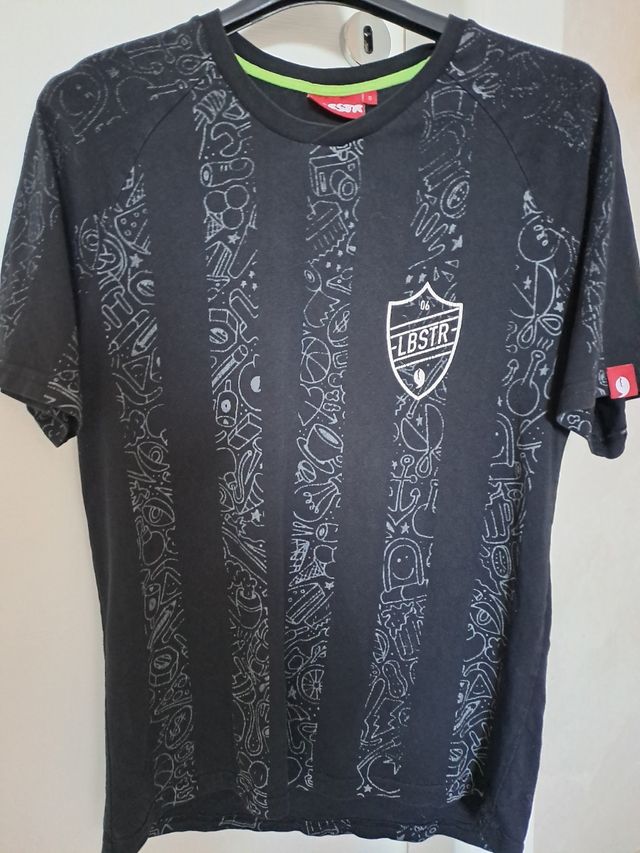 T-shirt Lobster nera tg.S