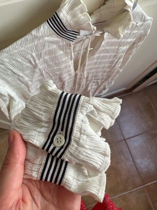 Blusa Sandro blanca 