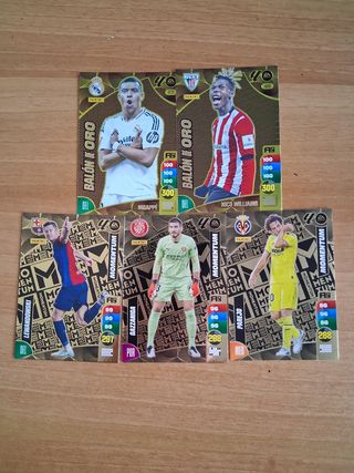 5 Carte Adrenalyn LIGA: 2 Balon Oro, 3 Momentum