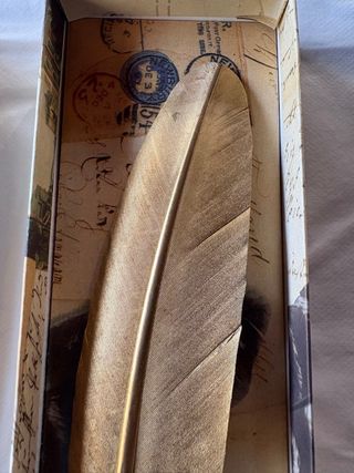 Penna d'oca oro | Set scrittura