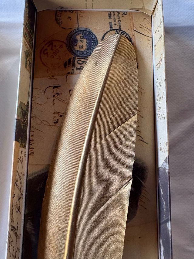 Penna d'oca oro | Set scrittura