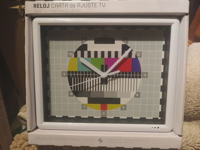 Reloj Carta Ajuste TV - Retro