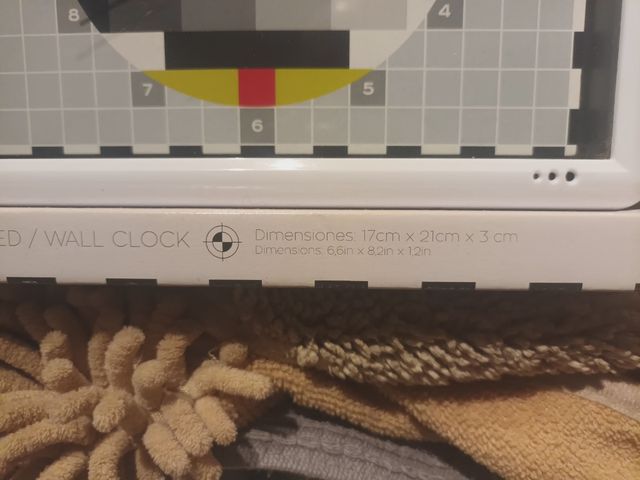 Reloj Carta Ajuste TV - Retro