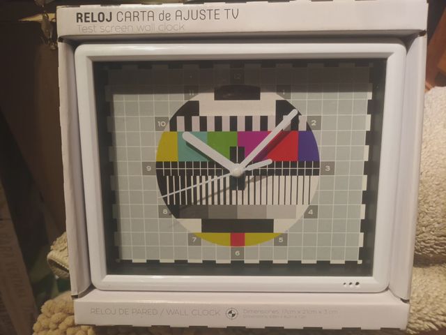Reloj Carta Ajuste TV - Retro