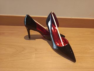 Zapatos salón tacón alto negros