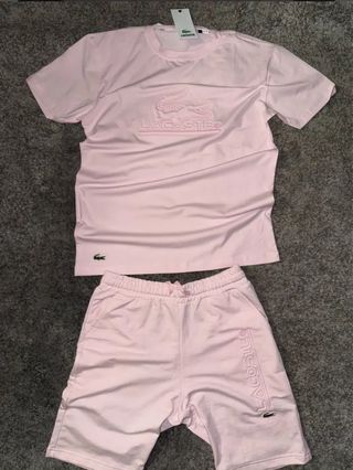 Chándal Lacoste rosa - corto