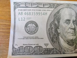 Banconote Finte 100 Dollari Uso Scenico Collezione