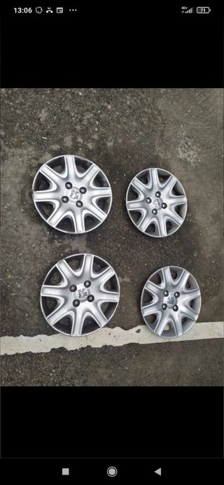 Tapacubos Peugeot 207 - 4uds