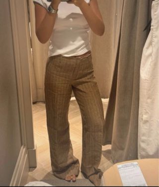 Pantalones Massimo Dutti - Marrón